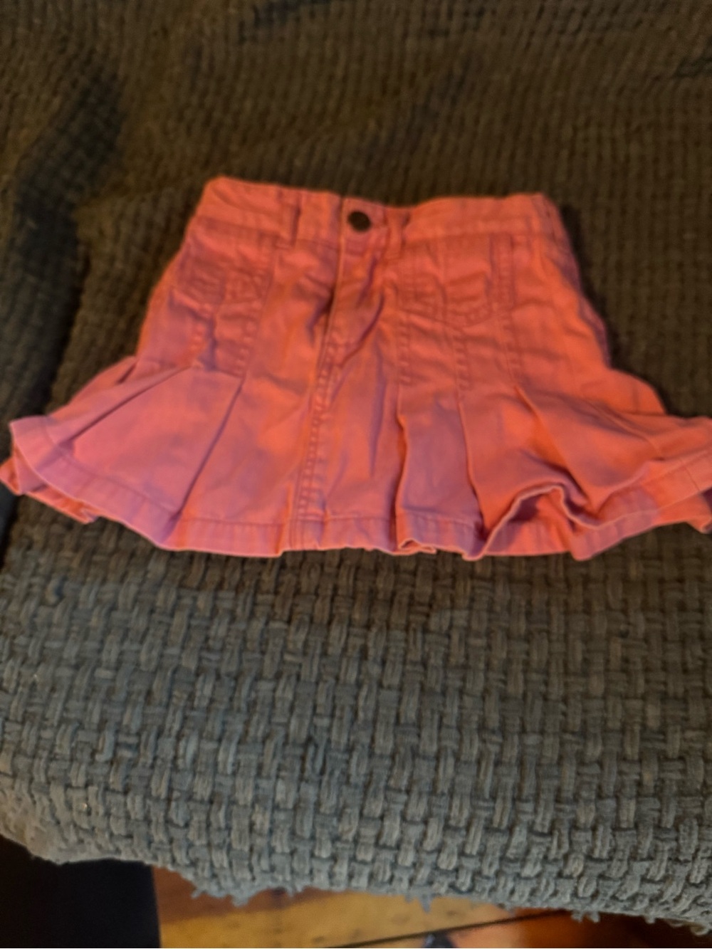 The Children's Place Pink Ruffle Skirt with adjustable waist vintage